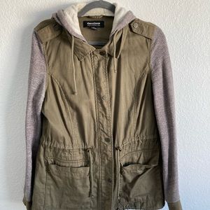 Olive Green Coffeeshop Sweater Shacket